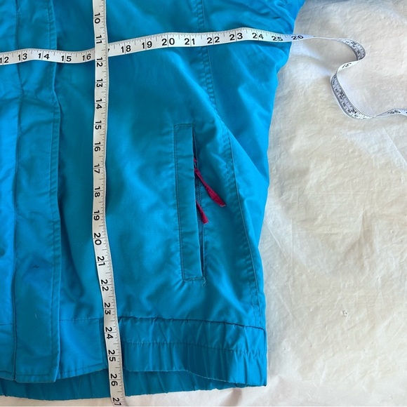 COLUMBIA BUGABOO Vintage 80/90s 3-in-1 Ski Coat Jacket Blue Pink Yellow Women L - Picture 15 of 16
